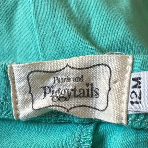 Girls Eleanor Rose Multicolor Feather Print Top and Leggings Size - Picture 5 of 5